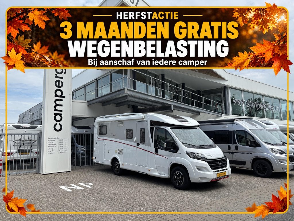 Dethleffs Globebus GT T006 ENKELE BEDDEN XXL-GARAGE CAMERA, Fiat, Bedrijf, Tot en met 3, Dethleffs