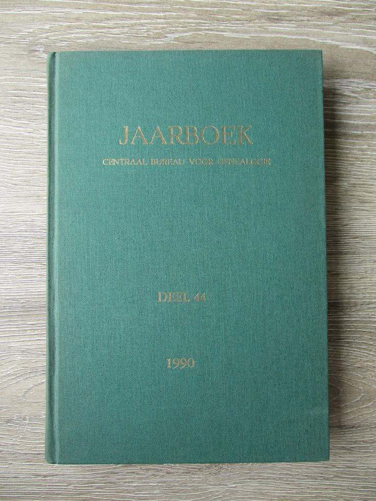 Centraal bureau voor genealogie Jaarboek 1990, Ophalen of Verzenden, Gelezen