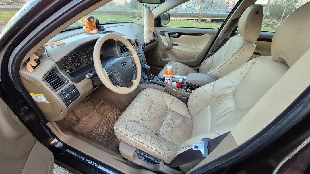 Volvo XC70 interieur met 3e zitrij - redelijk nette staat, Ophalen, Gebruikt, Volvo