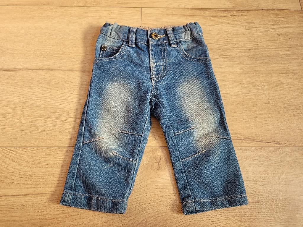 DIRKJE blauwe spijkerbroek maat 68 ~ MS3109, Kinderen en Baby's, Babykleding | Maat 68, Broekje, Dirkje, Ophalen of Verzenden