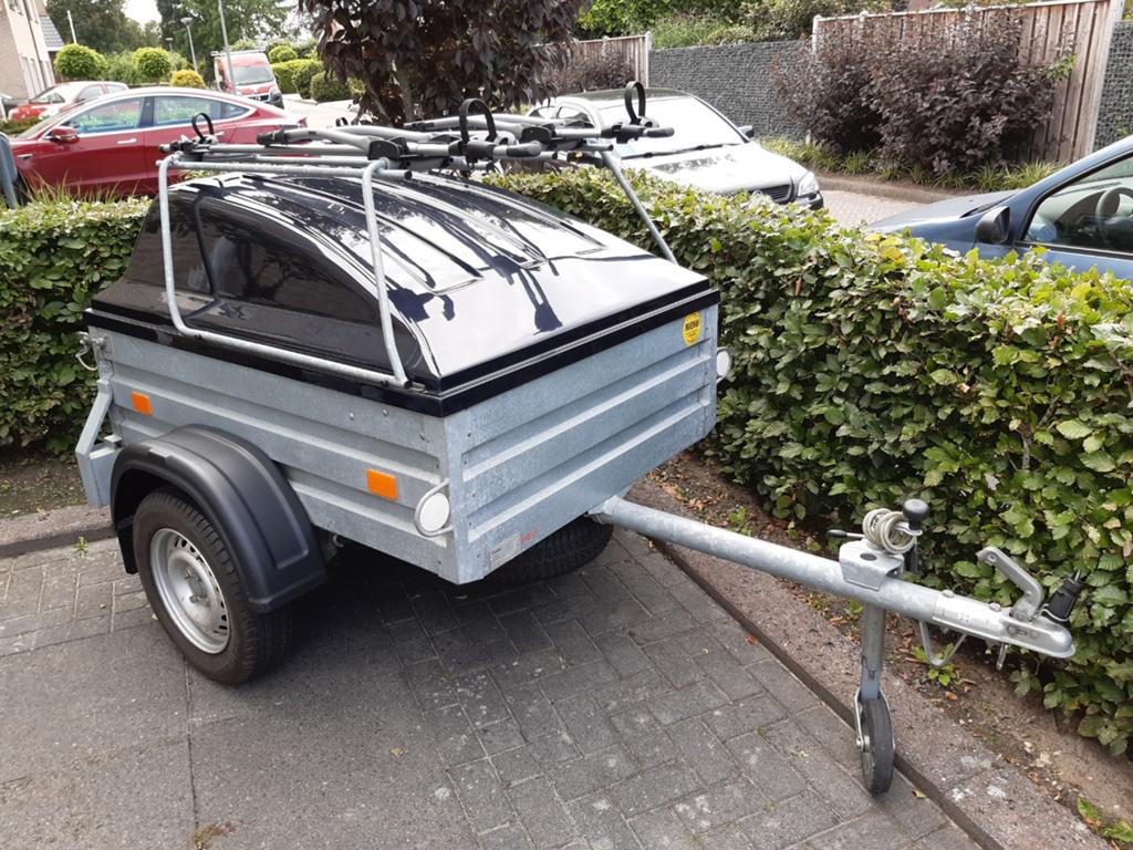Bagage-aanhanger TE HUUR, Ophalen of Verzenden, Zo goed als nieuw