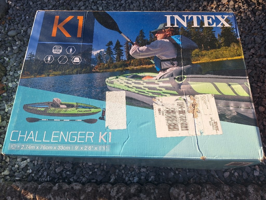 Nieuwe opblaasbare kano - 1persoons Challenger K1, Watersport en Boten, Opblaasbaar, Eén persoon, Kajak, Nieuw