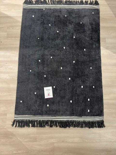 Tapis Petit Emily Dot Vloerkleed Antracite 170 x 120 cm, Ophalen of Verzenden, Nieuw, Kleed of Kussen