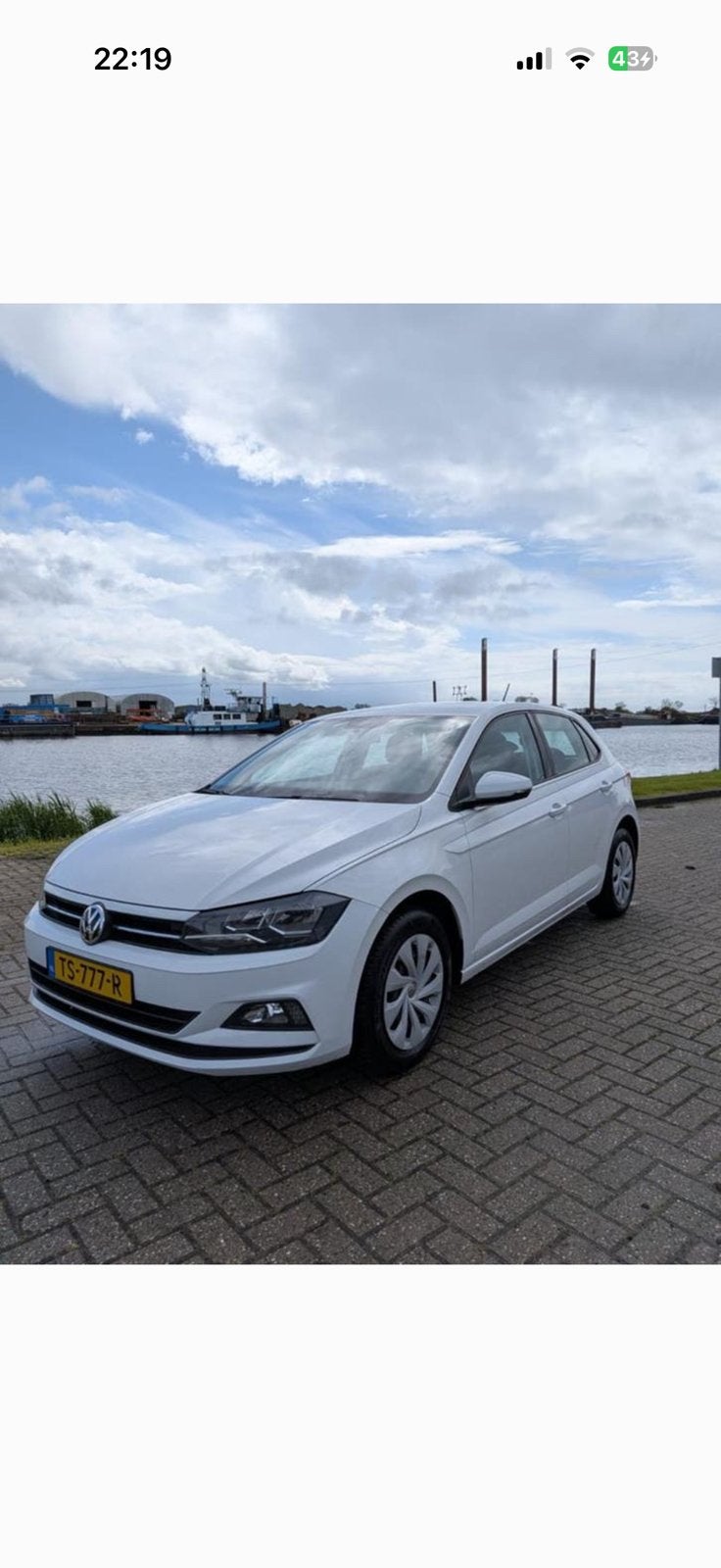 VW  Polo 1.0 TSI 95pk 2018 Wit NAP EXL LM VELGEN, Voorwielaandrijving, 40 €/maand, Wit, Origineel Nederlands
