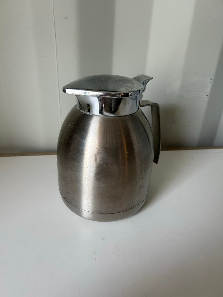 Zilveren thermoskan - Gebruikt, zeer nette staat, ., Zilver, Ophalen of Verzenden, .