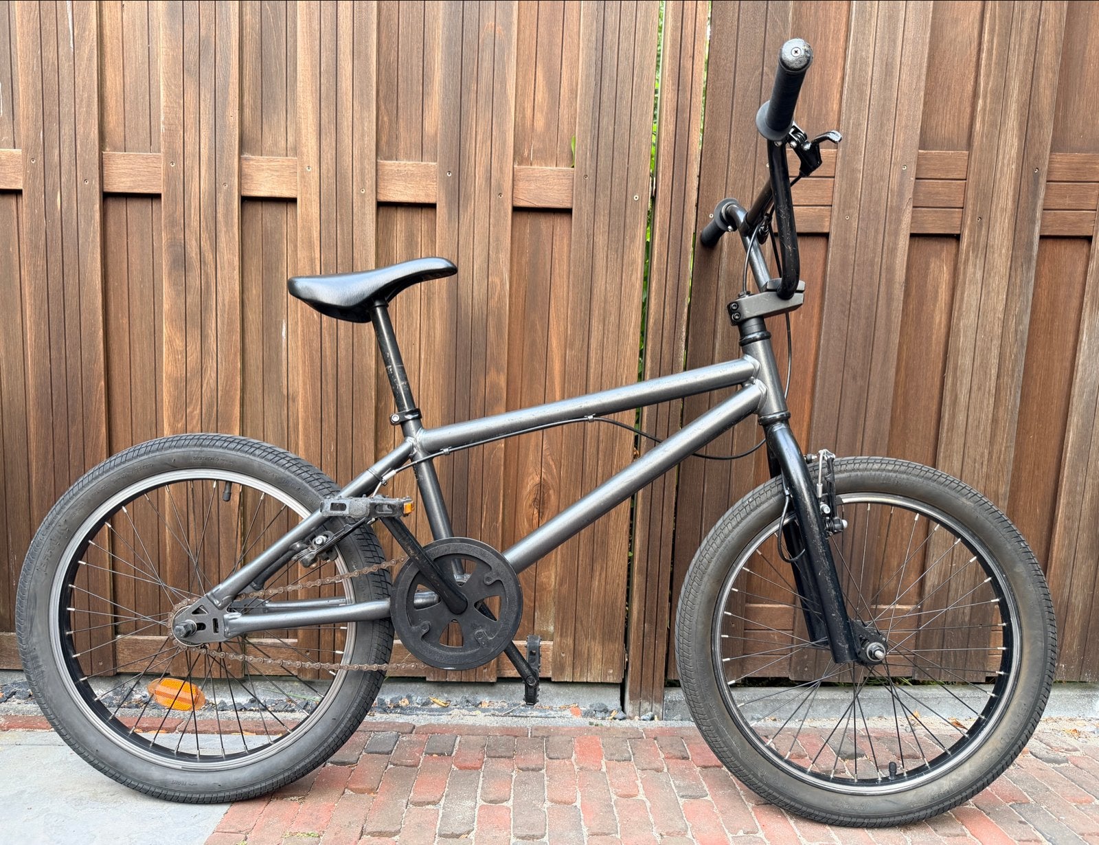 Decathlon BMX Crossfiets 20 inch, Fietsen en Brommers, Ophalen, Gebruikt, Staal, Velgrem