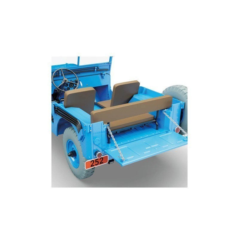 Kuifje op de Maan De blauwe Jeep CJ2A schaal 1/8, Niet ingevuld, Nieuw, Niet ingevuld, Niet ingevuld