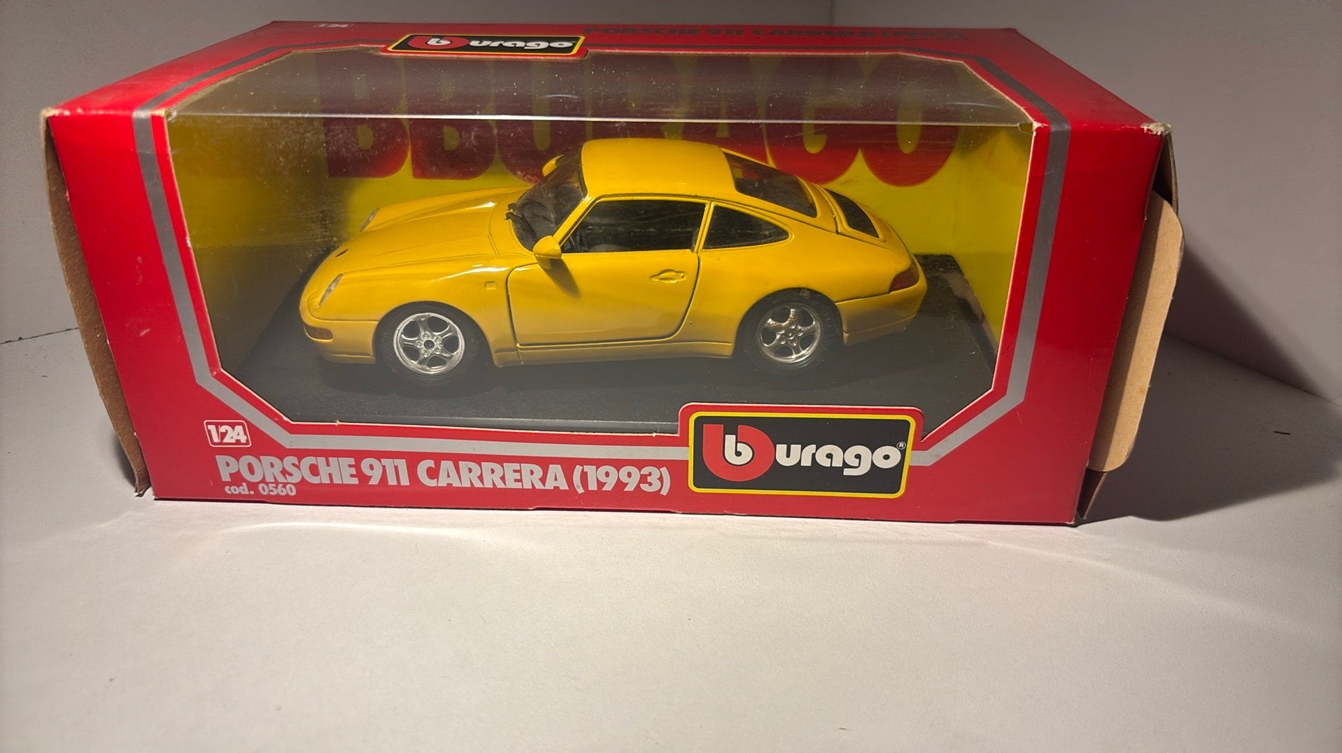 Porsche 911 Carrera Bburago 1.24, Ophalen of Verzenden, Bburago, A, A