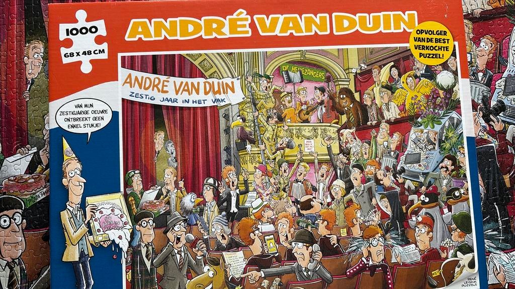 André van Duin 60 jaar in het vak, Ophalen, Minder dan 500 stukjes, Zo goed als nieuw