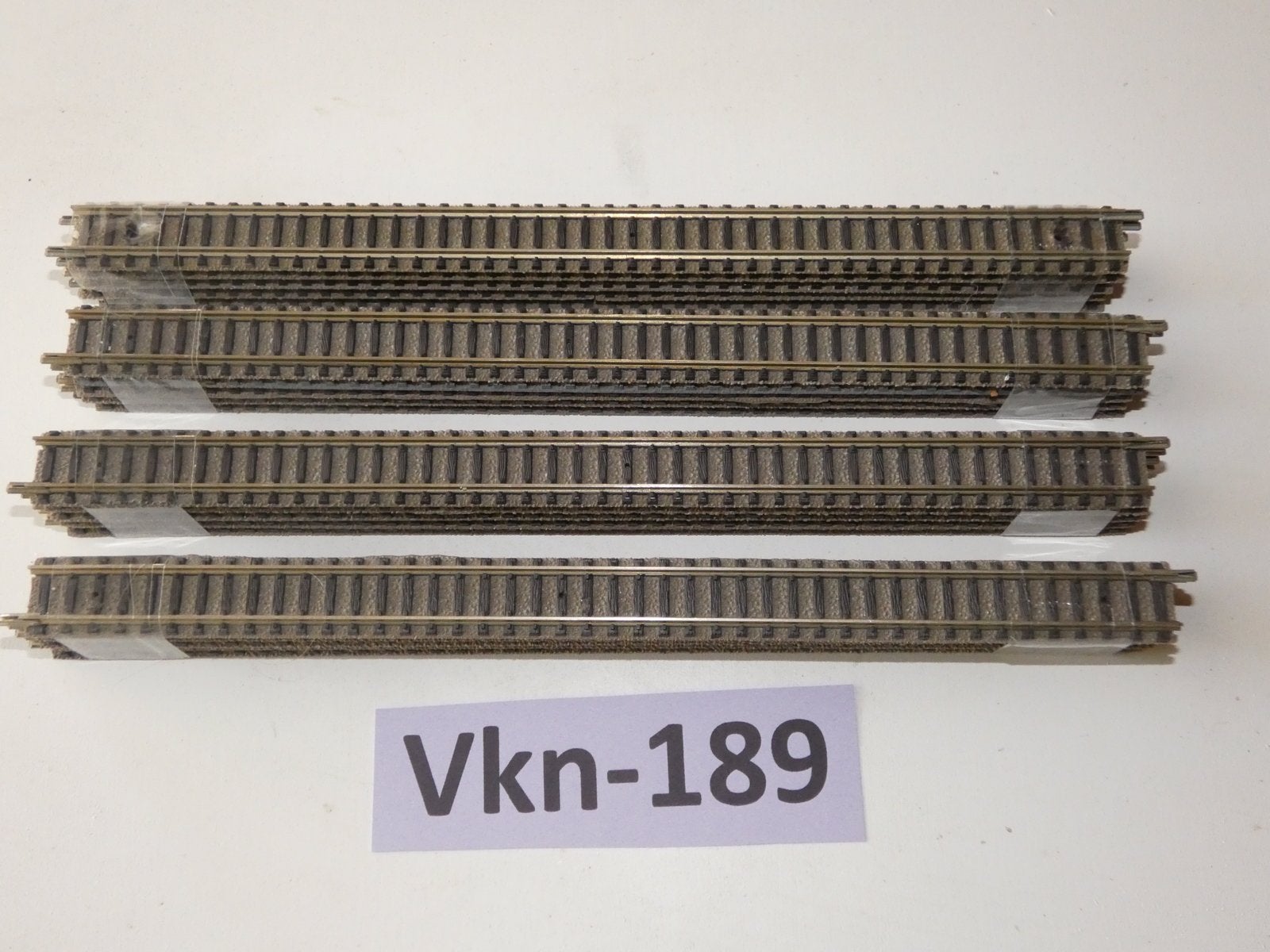 Vk-189 N Spoor Rechte Rails 9100 Fleischmann Piccolo DB, Gebruikt, Gelijkstroom, Fleischmann, Rails