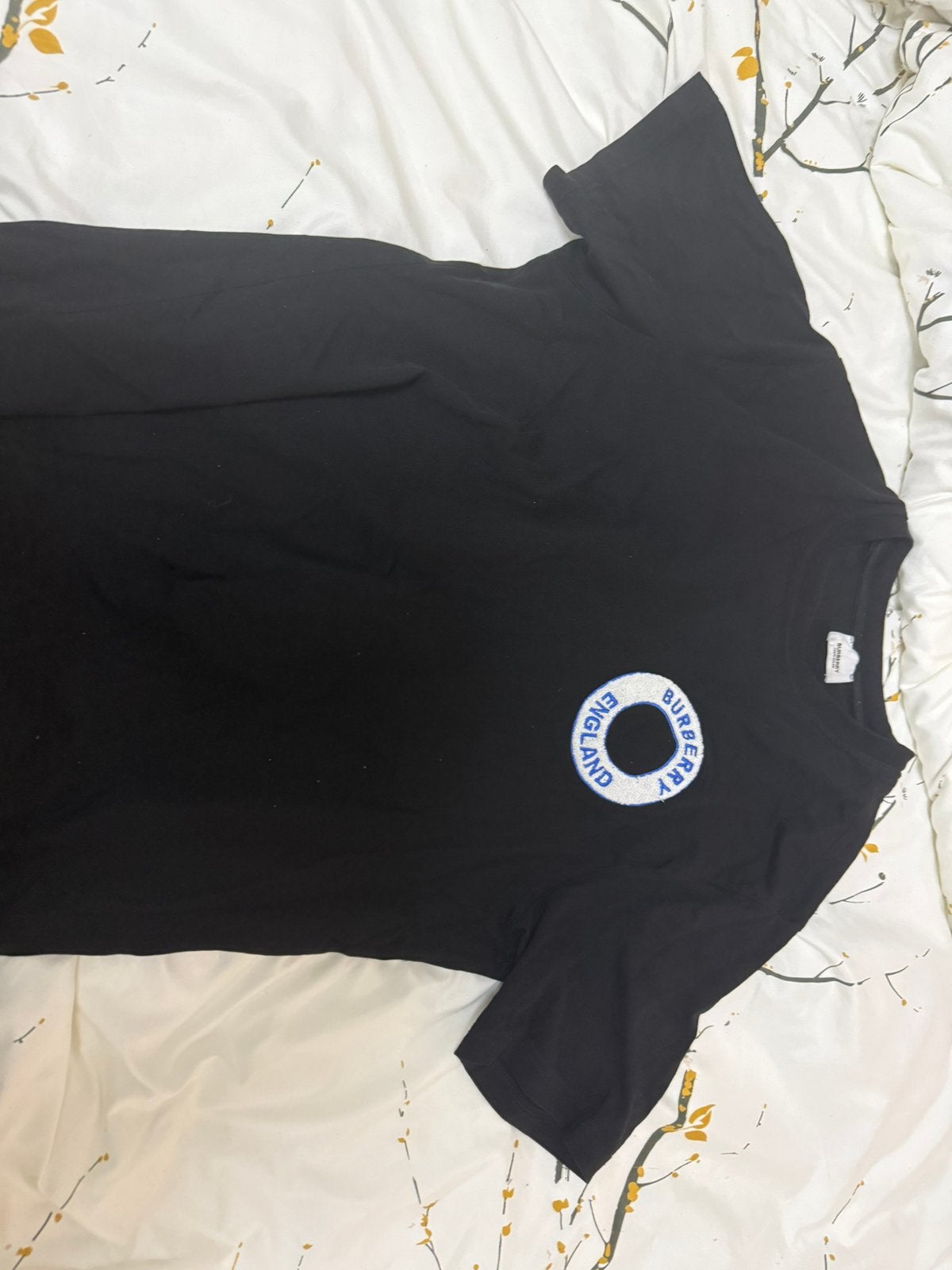 Burberry t-shirt Maat L, Ophalen of Verzenden, Gedragen, Maat 52/54 (L), Zwart