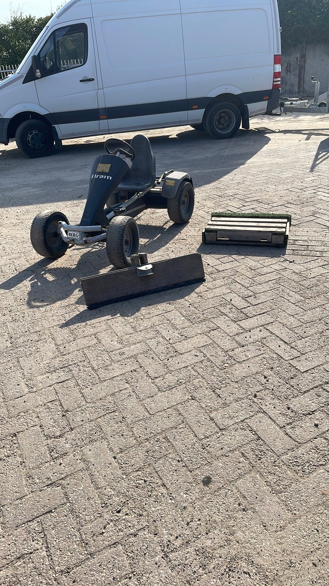 Skelter met bakken, Ophalen, Gebruikt