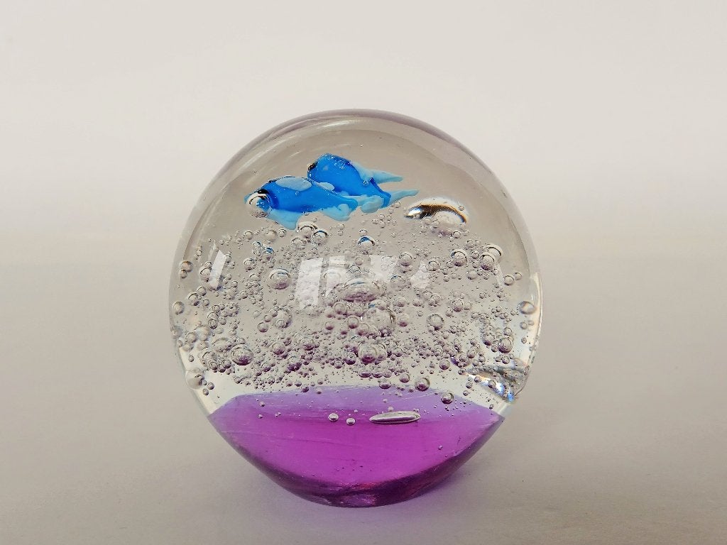 Presse-papier Paperweight Glasobject, Ophalen of Verzenden