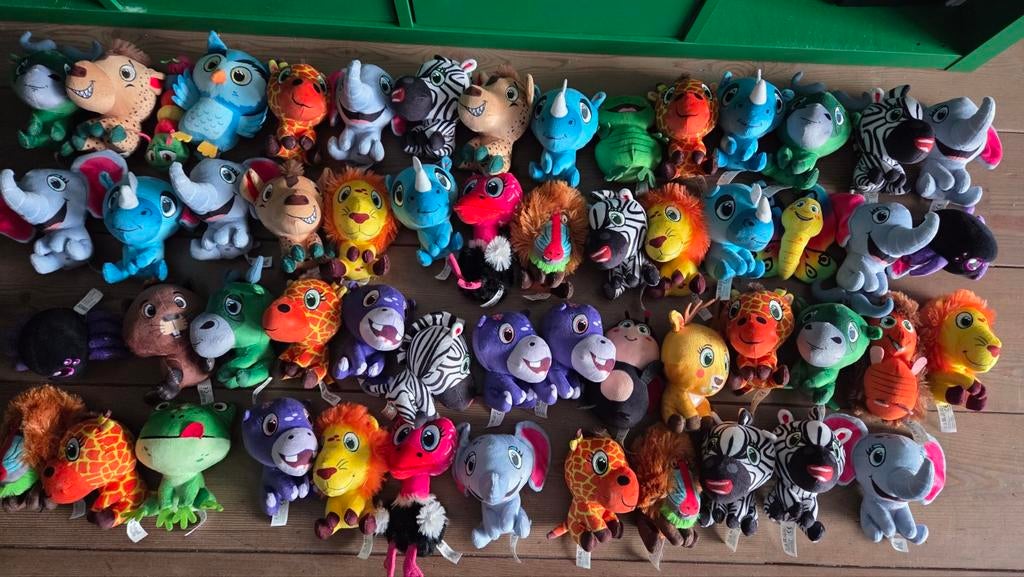Lidl spaarzegel knuffels - Complete set of losse knuffels, Ophalen of Verzenden, Nieuw, Beer