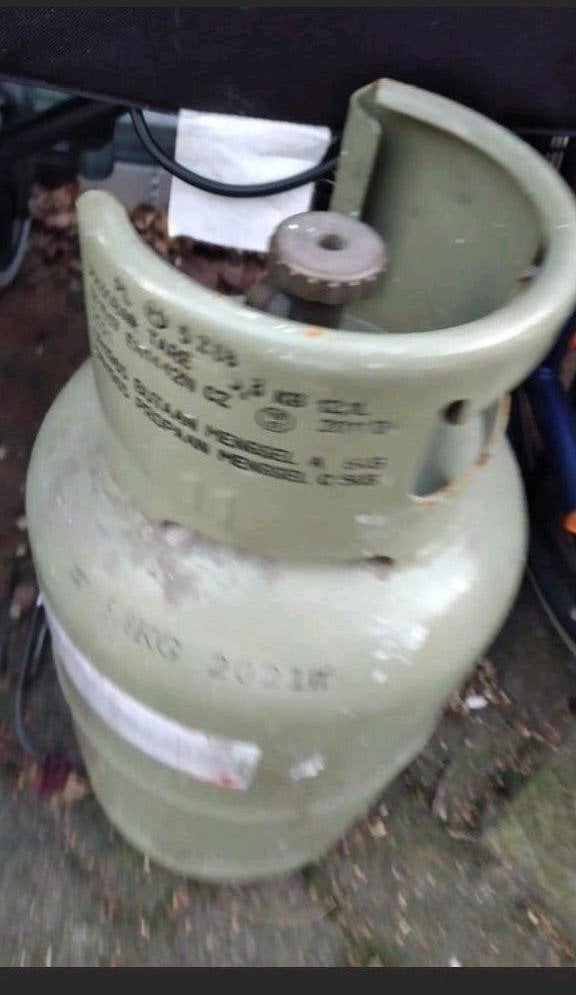 Lege gasfles 5kg propaan/butaan mengsel, Ophalen of Verzenden