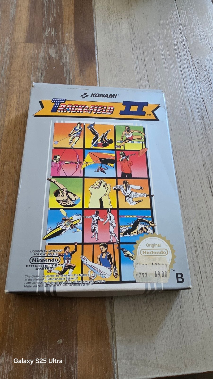 Track & Field II NES - Compleet in doos (CIB), Gebruikt, 2 spelers, Eén computer, Ophalen of Verzenden