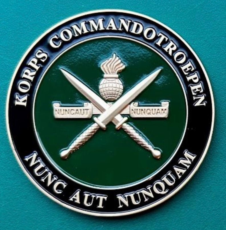 Coin KCT genummerd commando, Verzamelen, Militaria | Algemeen, Verzenden, Landmacht, Nederland, Embleem of Badge