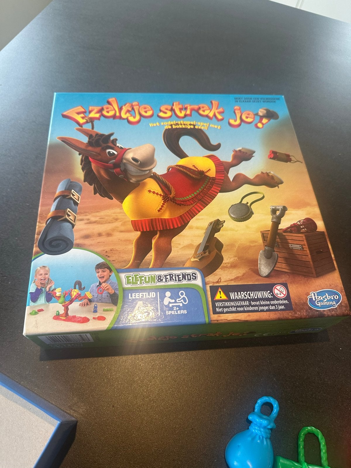 Ezeltje Strek Je? - Leuk gezelschapsspel voor kinderen, Een of twee spelers, Ophalen of Verzenden, Zo goed als nieuw