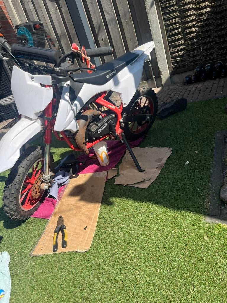 Minibike cross 49cc, Ophalen, Gebruikt, 49 cc, Pitbike