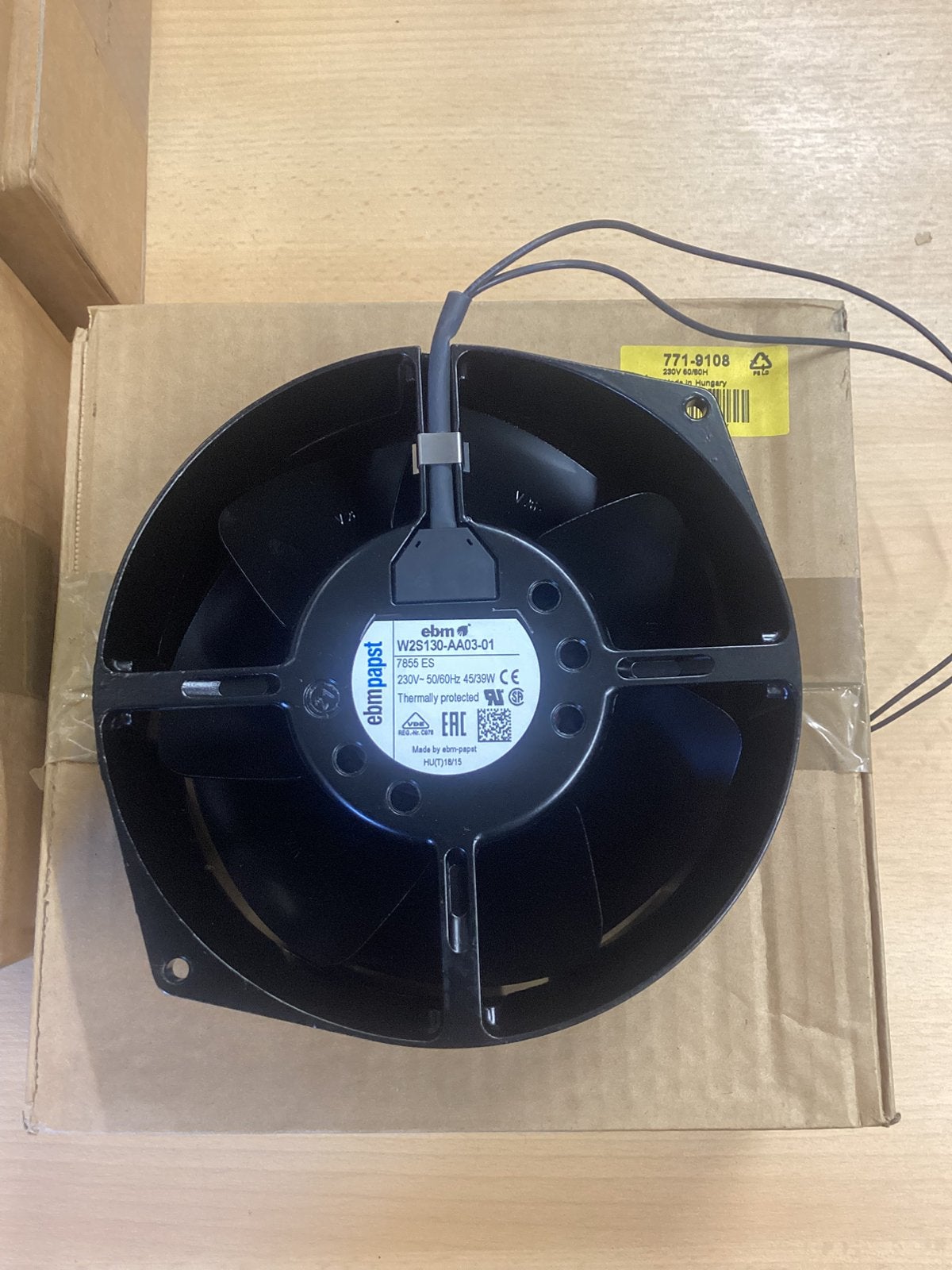 Ebm industrieele axiaalventilator, Ophalen, Ebm, Ebm, Zo goed als nieuw