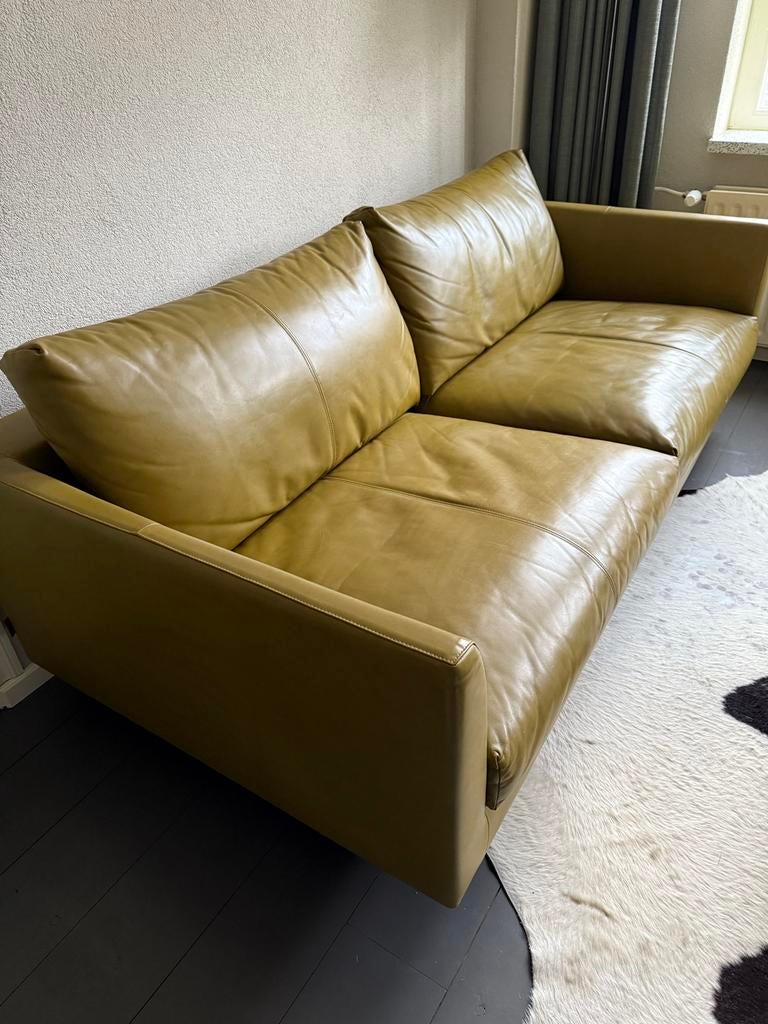3-zits leren bank Montis Axel 190 cm, Huis en Inrichting, Ophalen, Gebruikt, 150 tot 200 cm, Driepersoons