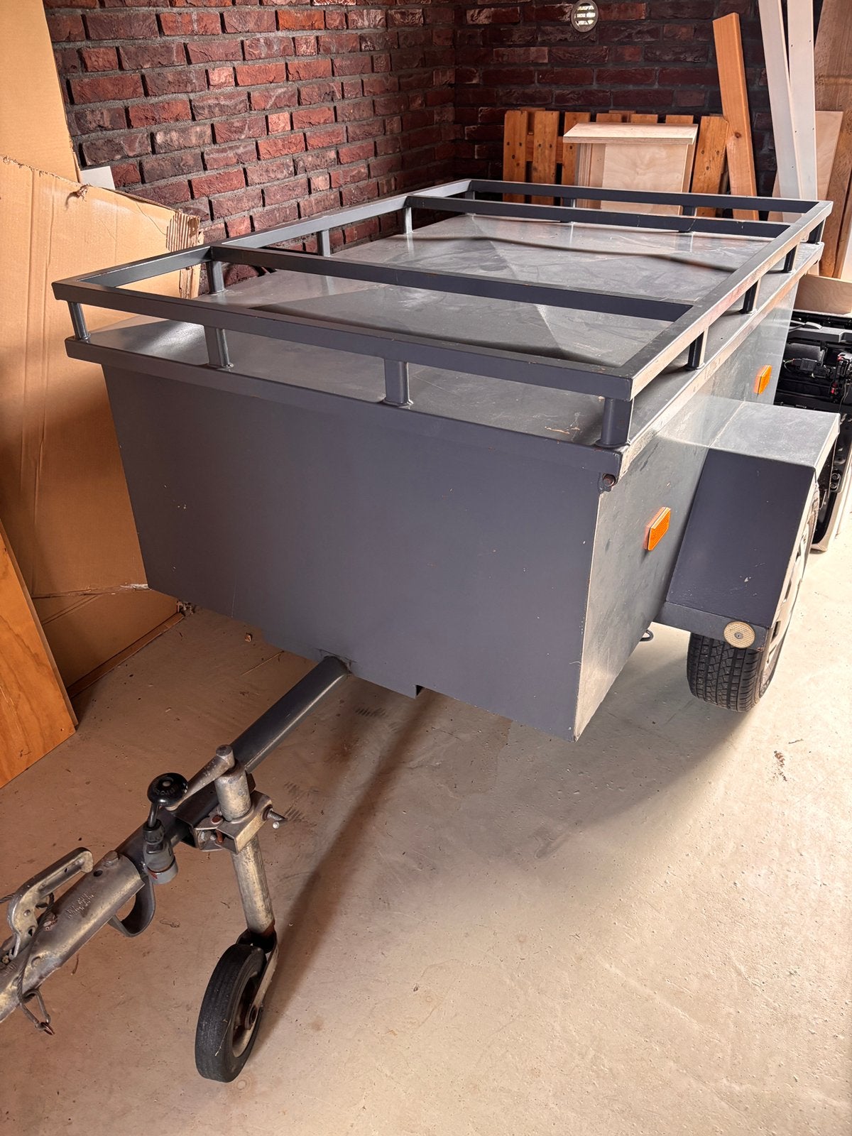 Robuuste stalen bagagewagen (Gookar), Ophalen, Gebruikt