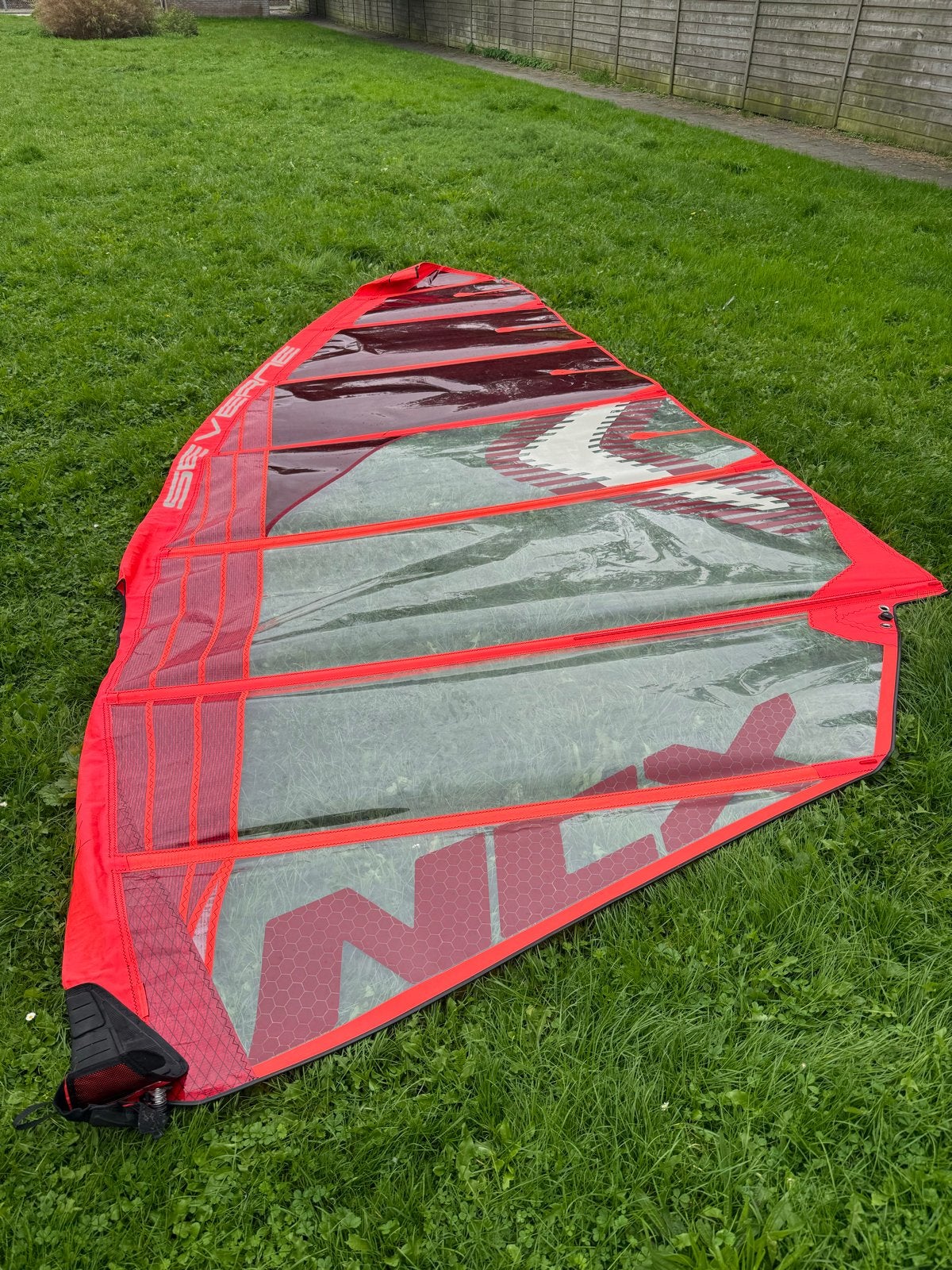 Severne NCX 7.6 2025 Windsurfzeil (pre-production model), Watersport en Boten, Ophalen, Gebruikt, 6.5 m² tot 8 m², Severne