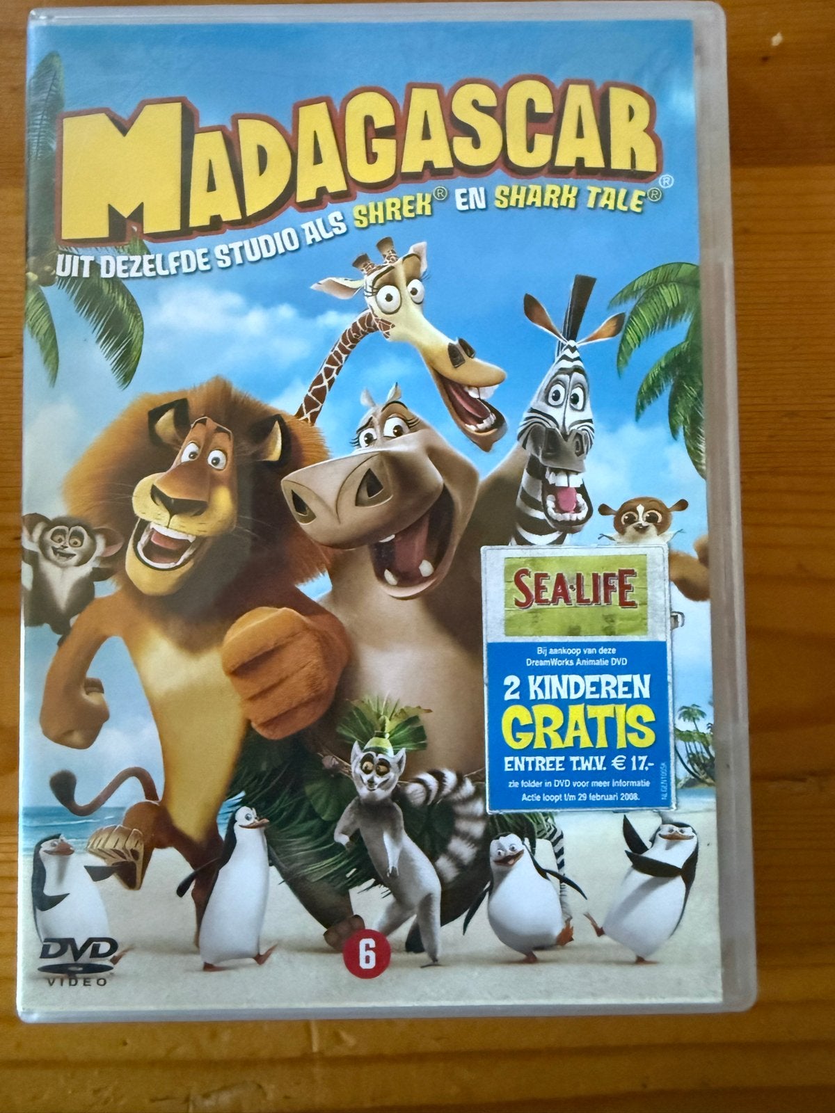 Madagascar DVD - DreamWorks Animatie Film, Bonusmateriaal, Animatie, Nederlands, Zo goed als nieuw