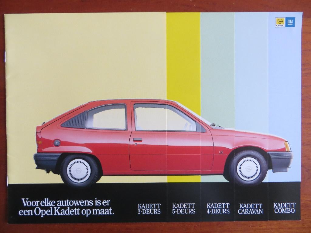 Opel Kadett +bijlage: technische gegevens /uitrusting, Ophalen of Verzenden, Nieuw, Opel