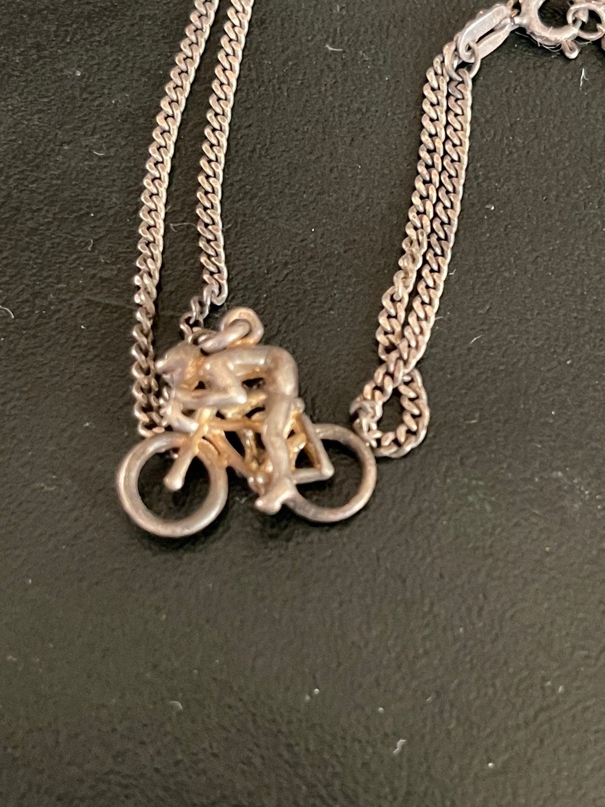 Zilveren hanger aan ketting, Ophalen of Verzenden, Zo goed als nieuw, Zilver