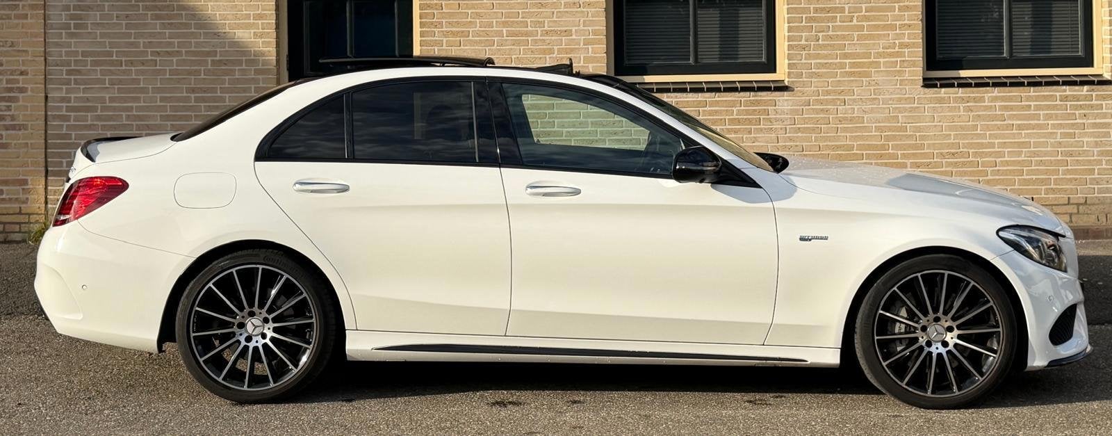 Mercedes-Benz C-klasse AMG C43 4MATIC |PANO|360|ACC|KEYLESS, Auto's, 367 pk, Leder, Bedrijf, Vierwielaandrijving