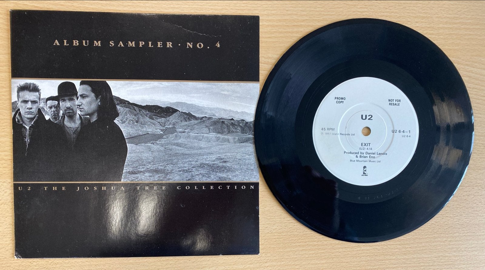 U2 - The Joshua Tree Collection - Album Sampler No. 4, Gebruikt, Verzenden, 7 inch, Promo
