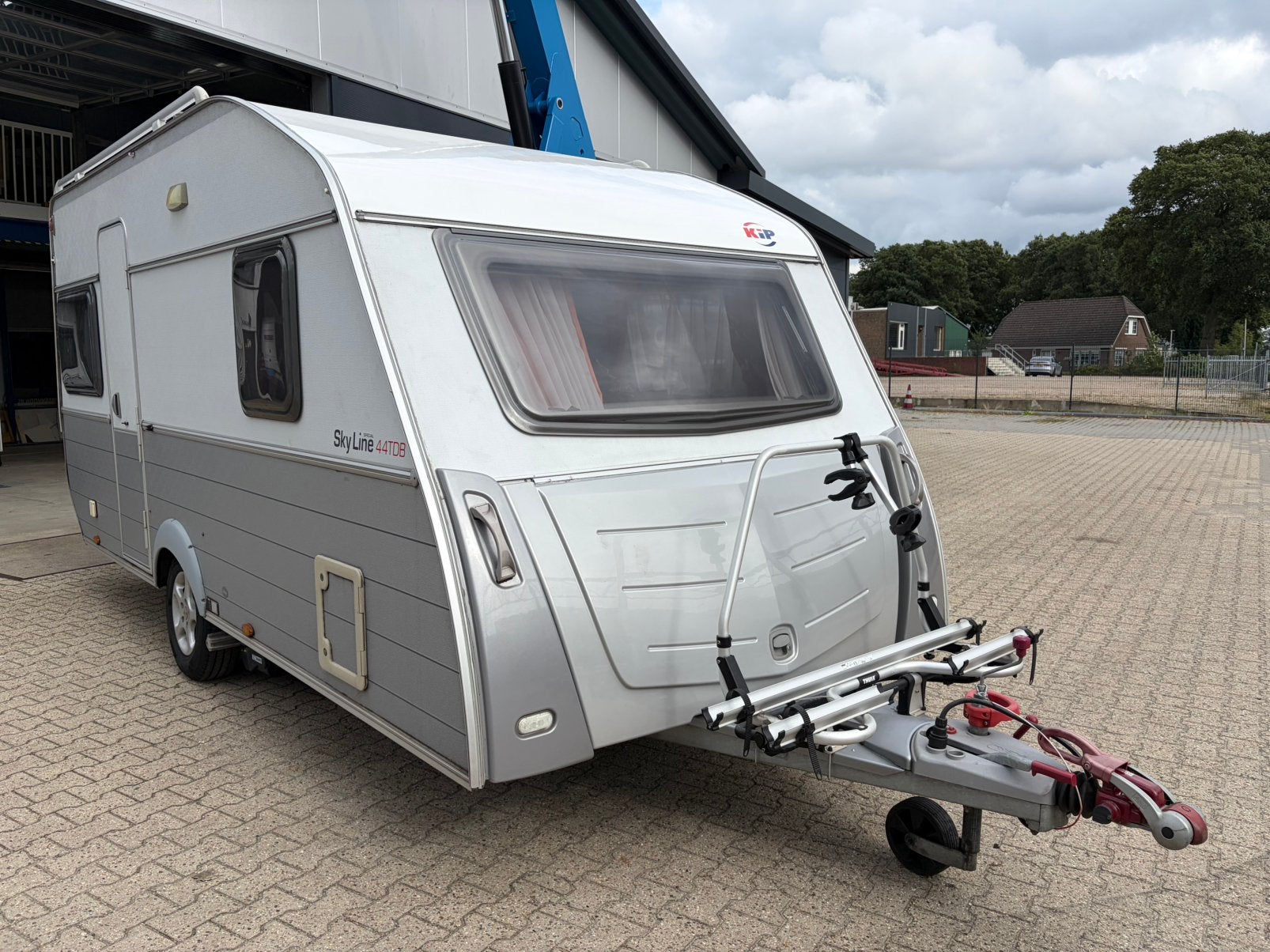 Kip skyline 44tdb van 12/2008 , met aut. Mover, zakluifel., Rondzit, Kip, Frans bed, Bedrijf