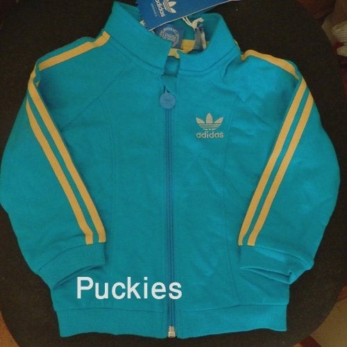 Adidas meisjes sweatvest maat 80 NIEUW (10430) a, Kinderen en Baby's, Babykleding | Maat 80, Adidas, Nieuw, Ophalen of Verzenden