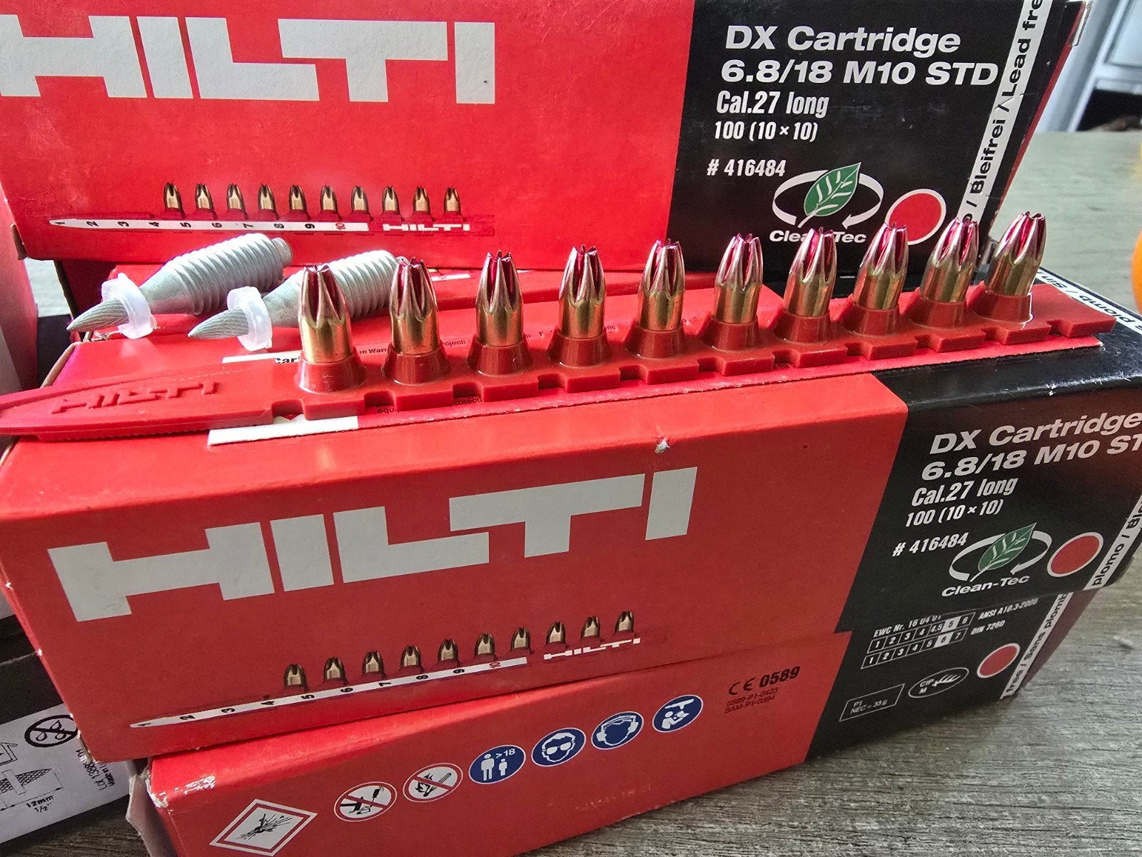 Hilti DX Cartridge 6.8/18 M10 STD en Hilti X-EM10H-24-12P10, Ophalen of Verzenden, Nieuw, Minder dan 50 mm, Overige typen