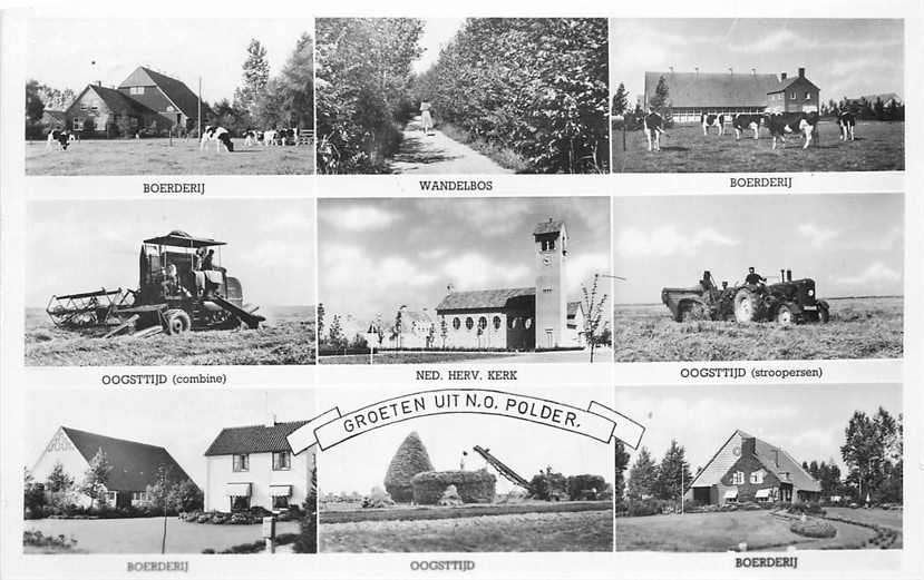 377-692-023 Noord Oost Polder, Verzenden, Voor 1920, Flevoland