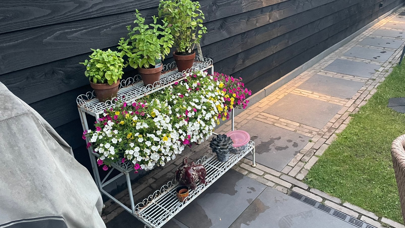 Plantenrek 3 laags, Ophalen, Gebruikt
