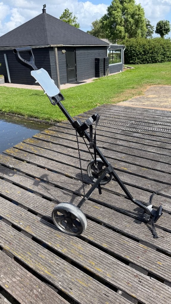 Decathlon Golftrolley met 2 Wielen, Ophalen of Verzenden, Gebruikt, Golfkar, Overige merken