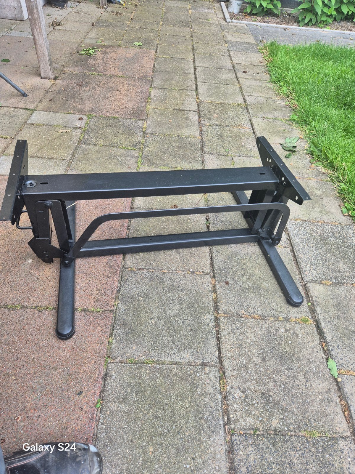 Verstelbare kemping tafelpoot - Zo goed als nieuw, Ophalen, Zo goed als nieuw, Campingtafel