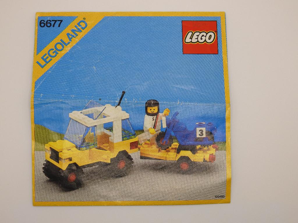 Lego 6677 Vintage Motorcross Racing, Compleet, Gebruikt, Lego, Ophalen of Verzenden