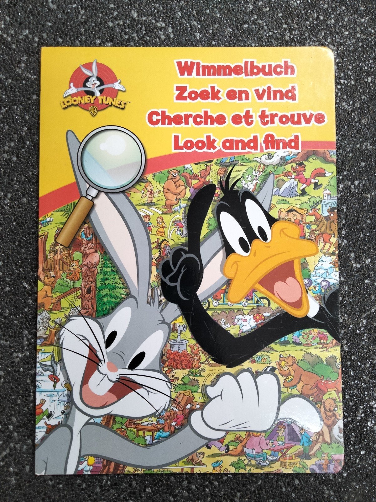 Luney tunes "zoek en vind" boek, Boeken, Kinderboeken | Kleuters, 5 of 6 jaar, Fictie algemeen, Jongen of Meisje, Warner Bross