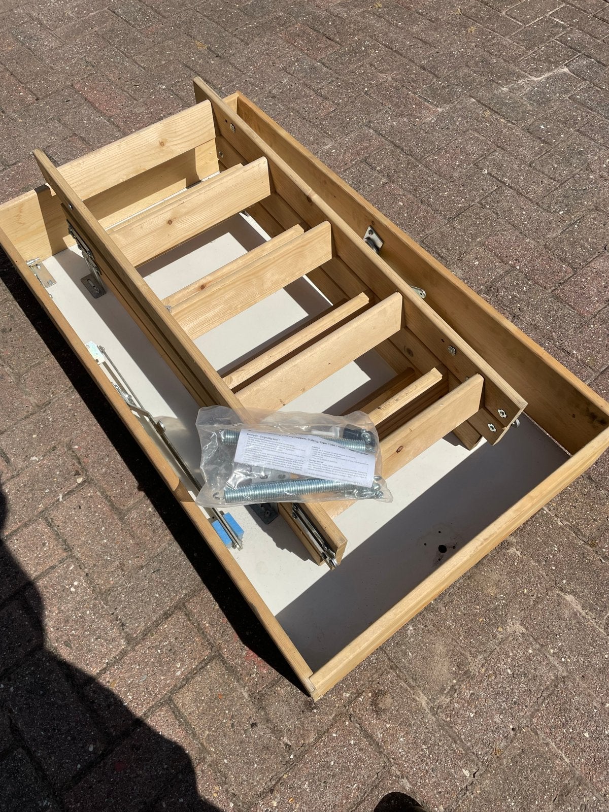 Nieuwe Novoferm Vlieringtrap Type 1300 - 260 cm plafondhoogt, Doe-het-zelf en Verbouw, Ladders en Trappen, Ophalen, Trap, Nieuw