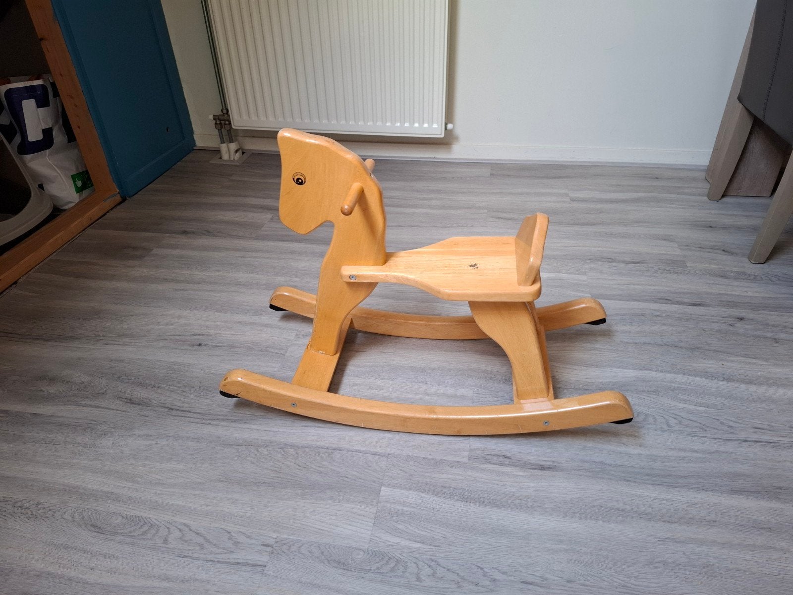 Houten schommelpaard voor kinderen, Ophalen