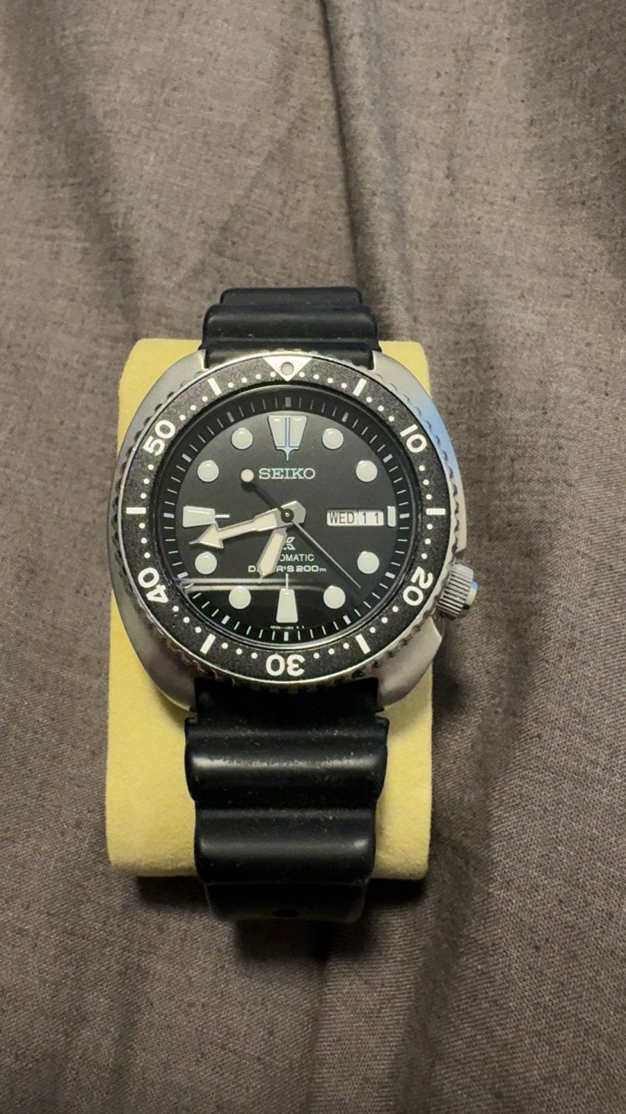Seiko Prospex Diver Turtle SRPE93K1, Seiko, Gebruikt, Polshorloge, Overige materialen