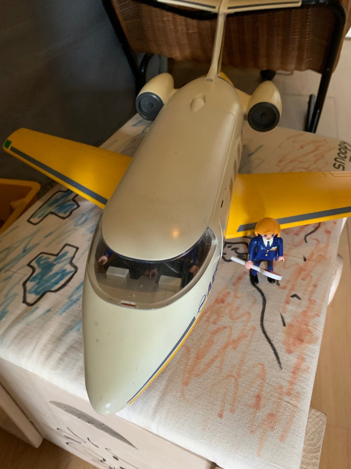 Playmobil vliegtuig, Kinderen en Baby's, Speelgoed | Playmobil, Ophalen, Gebruikt