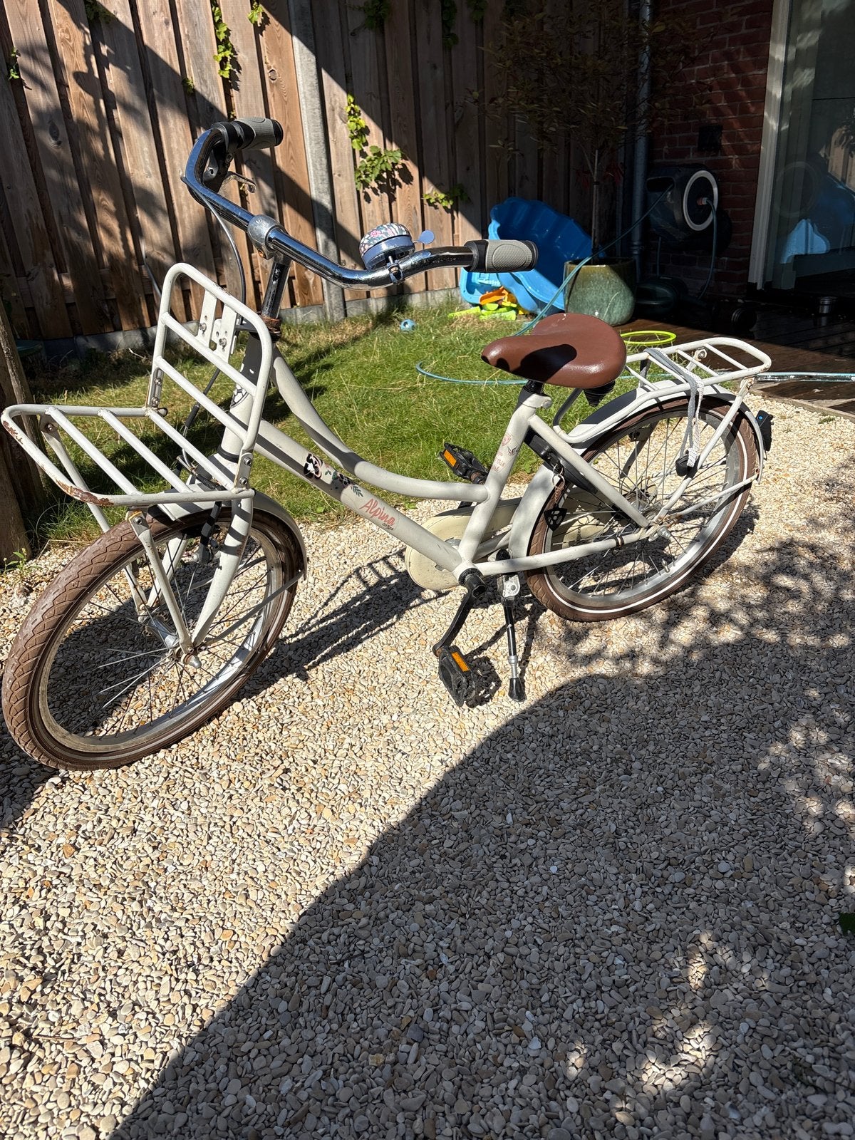 Alpina fiets met voordrager - Gebruikt, Fietsen en Brommers, Fietsen | Kinderfietsjes, Ophalen, Gebruikt, Minder dan 16 inch
