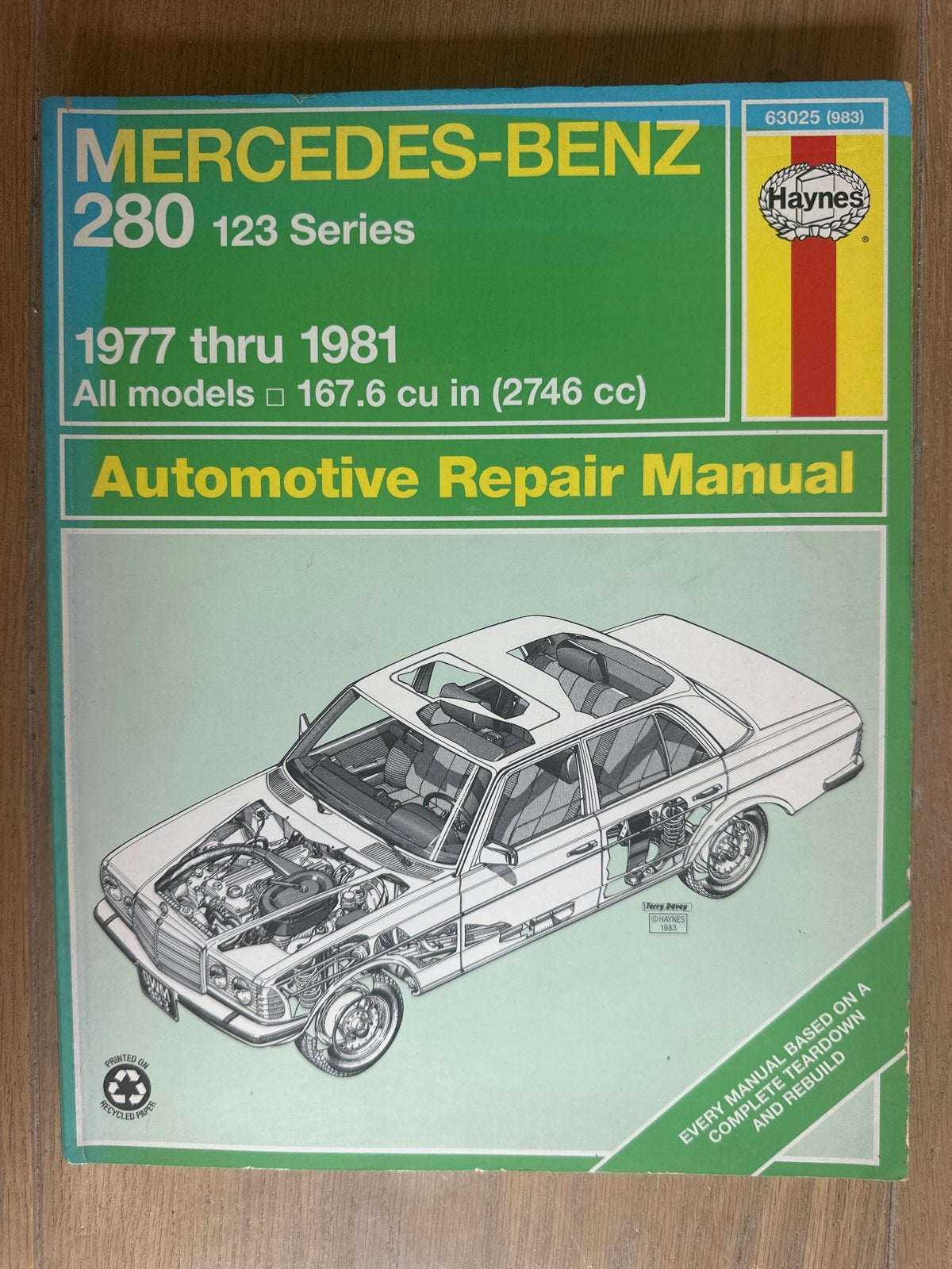 Mercedes-Benz 280 (W123 Serie) Reparatiehandleiding, Auto diversen, Handleidingen en Instructieboekjes, Ophalen of Verzenden