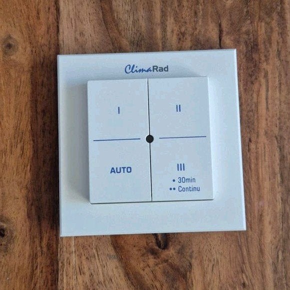 ClimaRad ventilatie standenschakelaar, Ophalen of Verzenden, Zo goed als nieuw, Ventilator