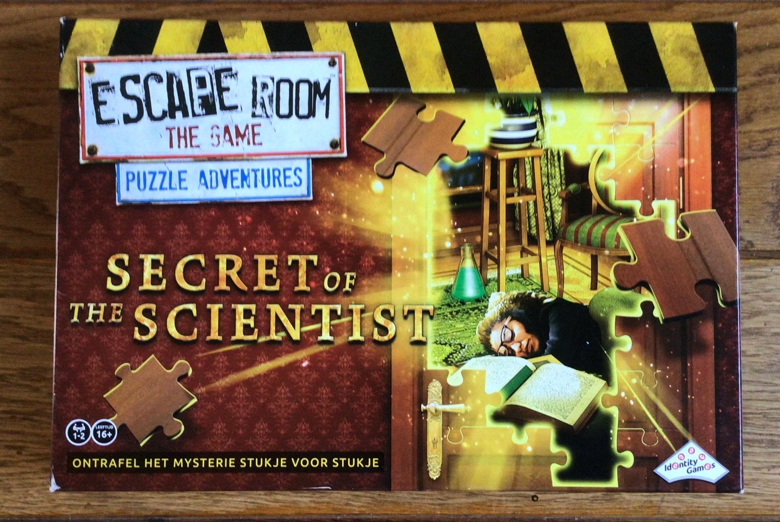 Escape room the game, secret of the scientist, Een of twee spelers, Ophalen, Gebruikt