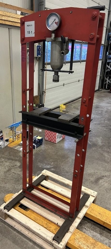 Robuuste 15 ton werkplaatspers - RQPJ15, Ophalen, Gebruikt